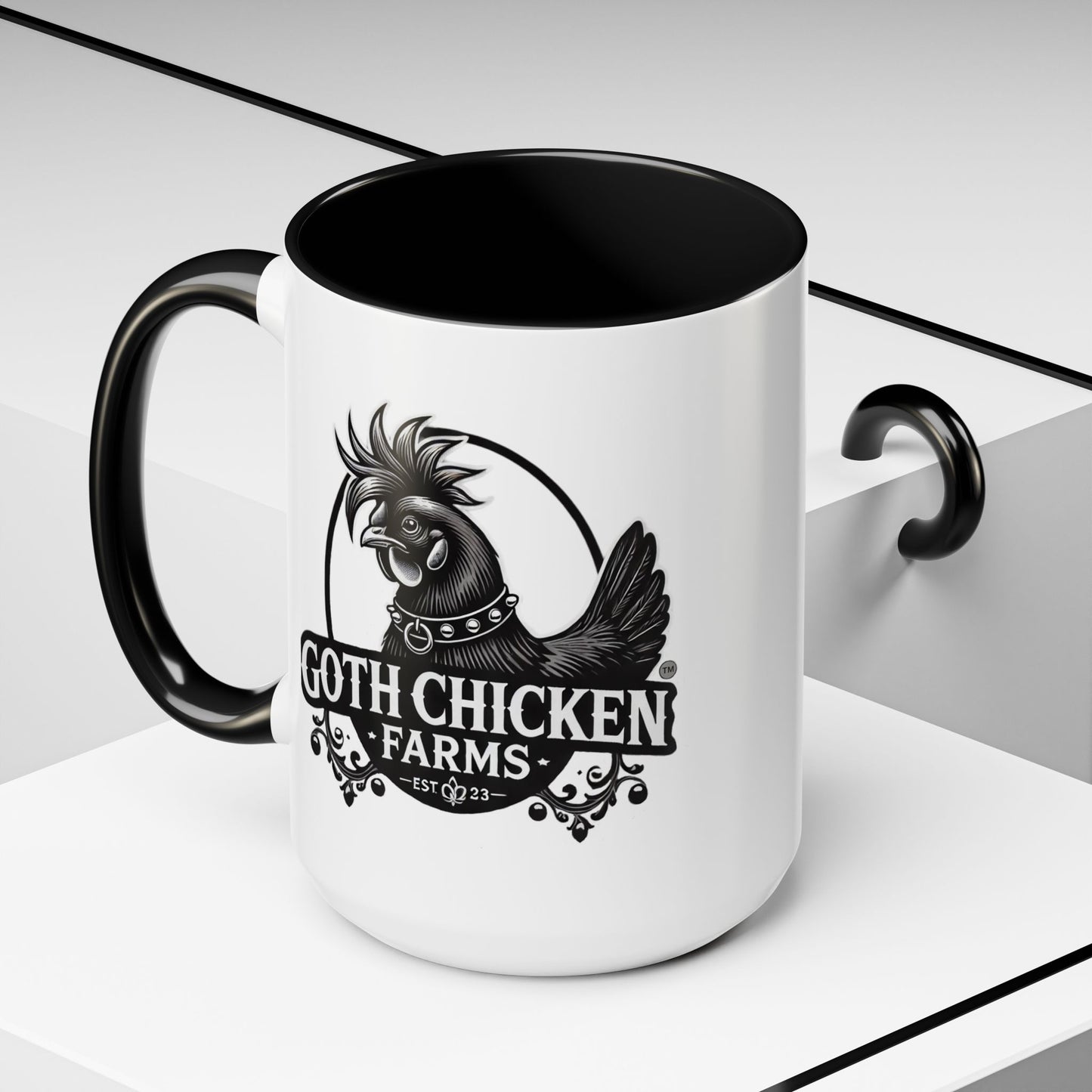 Goth Chicken Farms Mug, 11oz and 15oz