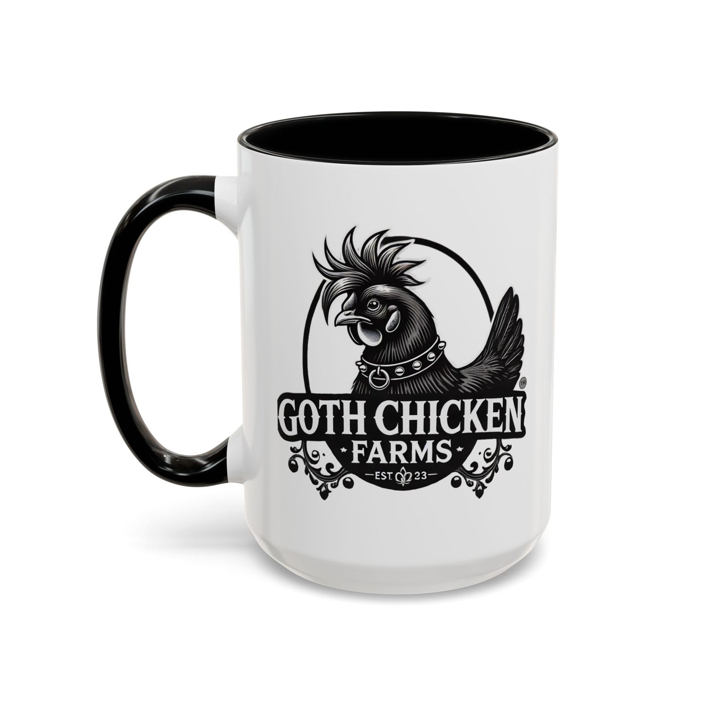 Goth Chicken Farms Mug, 11oz and 15oz