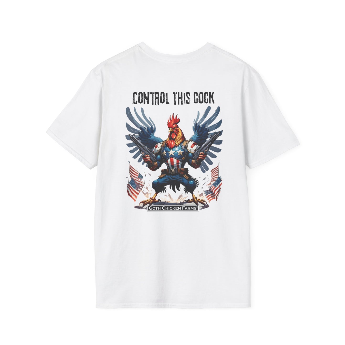 "Control This Cock" Rooster Graphic Tee