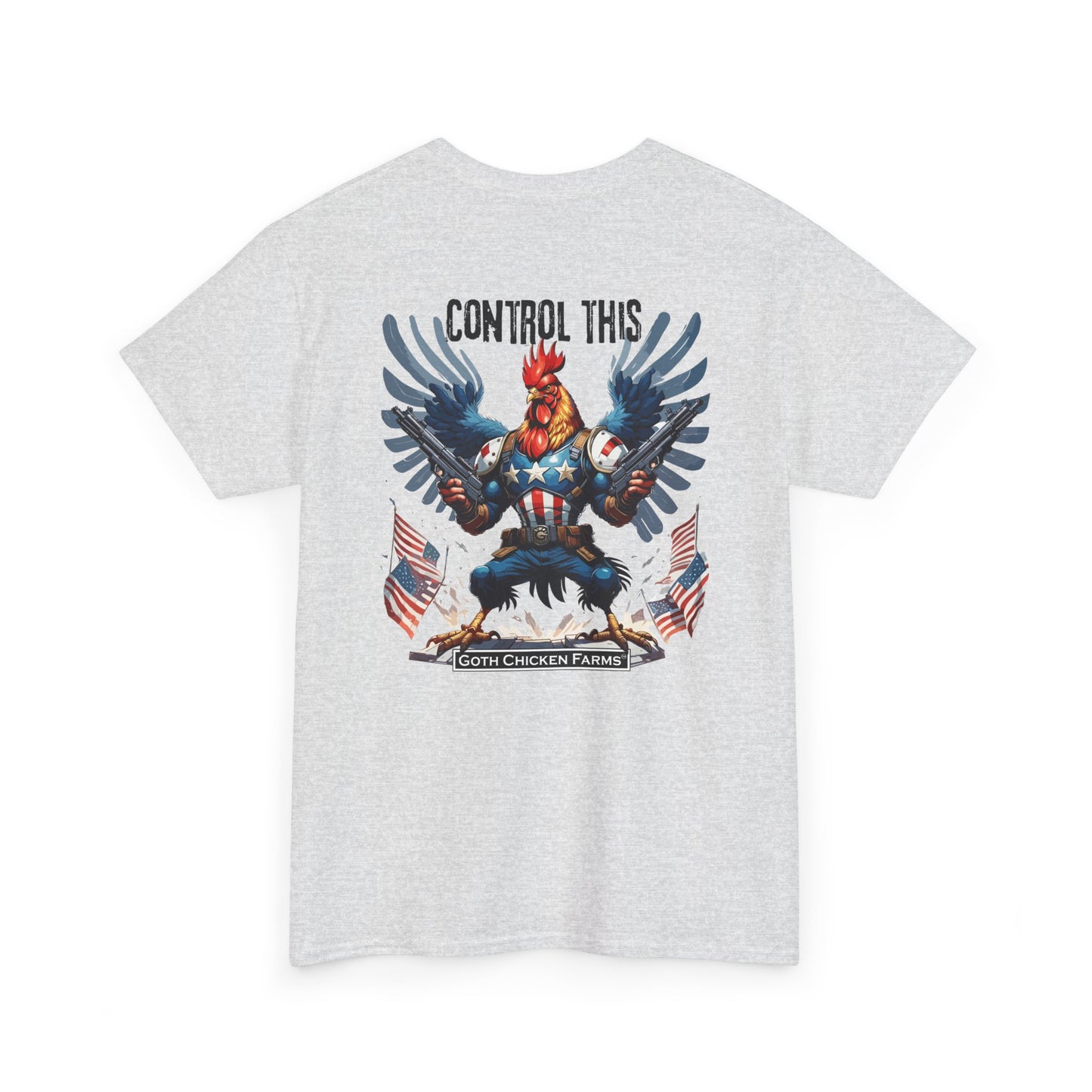 "Control This" Patriotic Rooster Graphic Tee