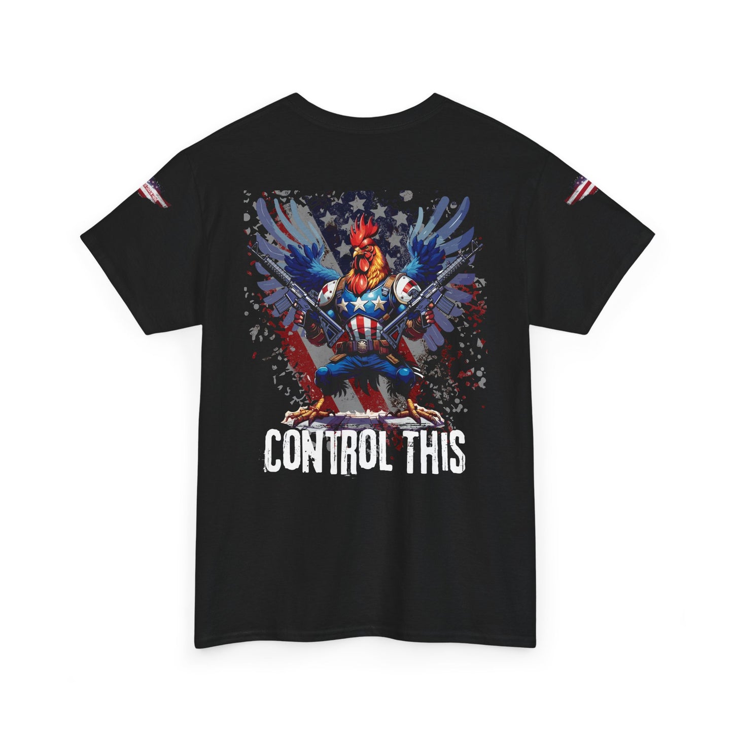 "Control This" Patriotic Rooster Graphic Tee