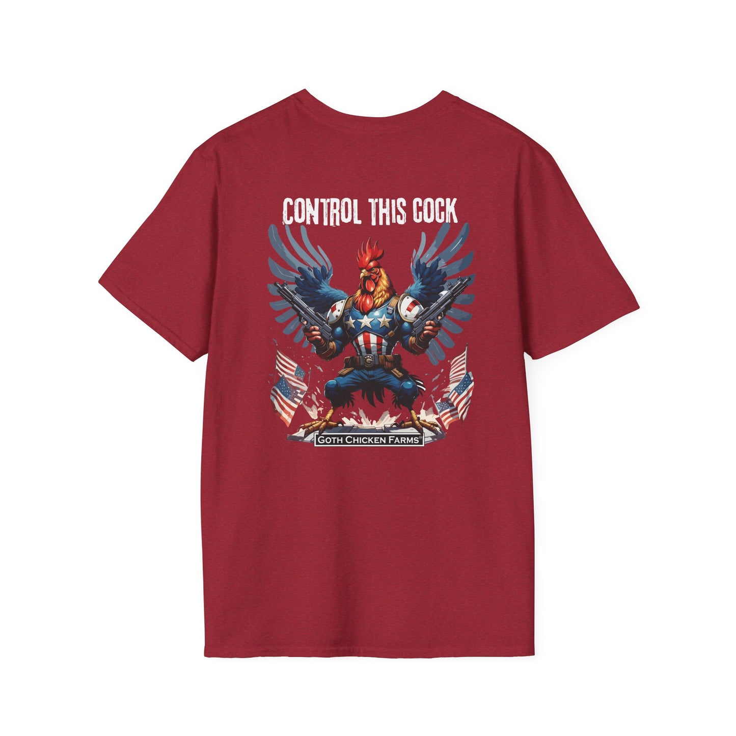 "Control This Cock" Rooster Graphic Tee