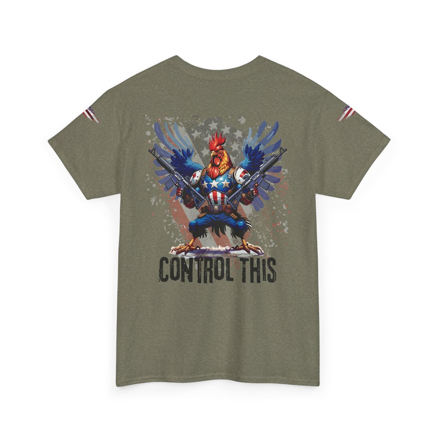 "Control This" Patriotic Rooster Graphic Tee