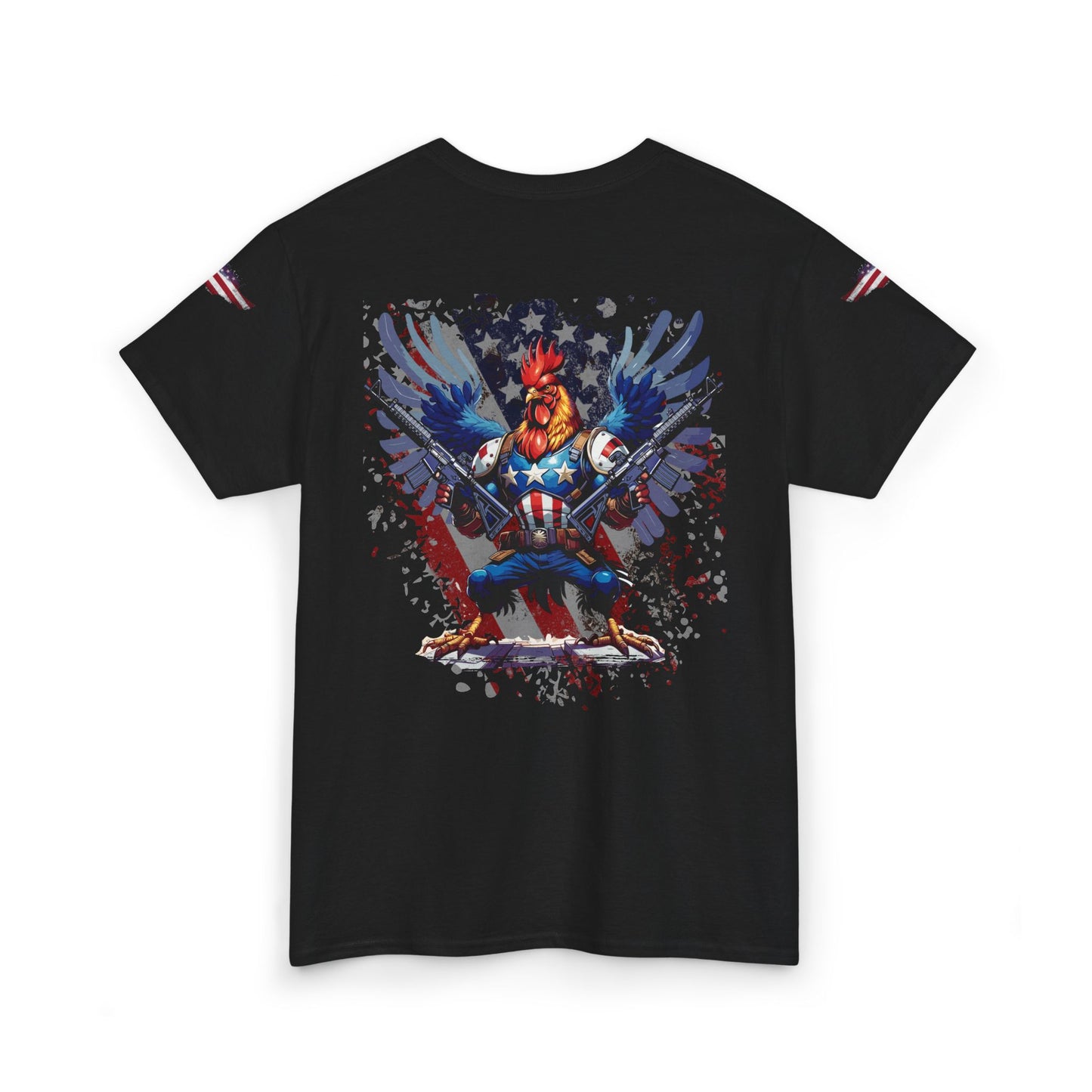 "Rated-PG" Patriotic Rooster Graphic Tee