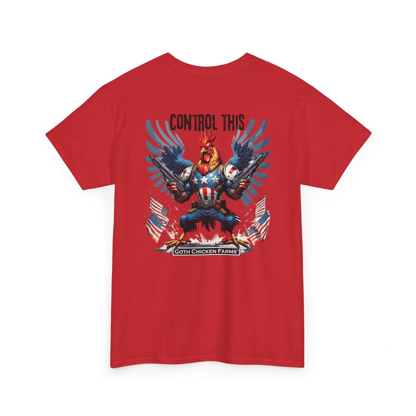 "Control This" Patriotic Rooster Graphic Tee