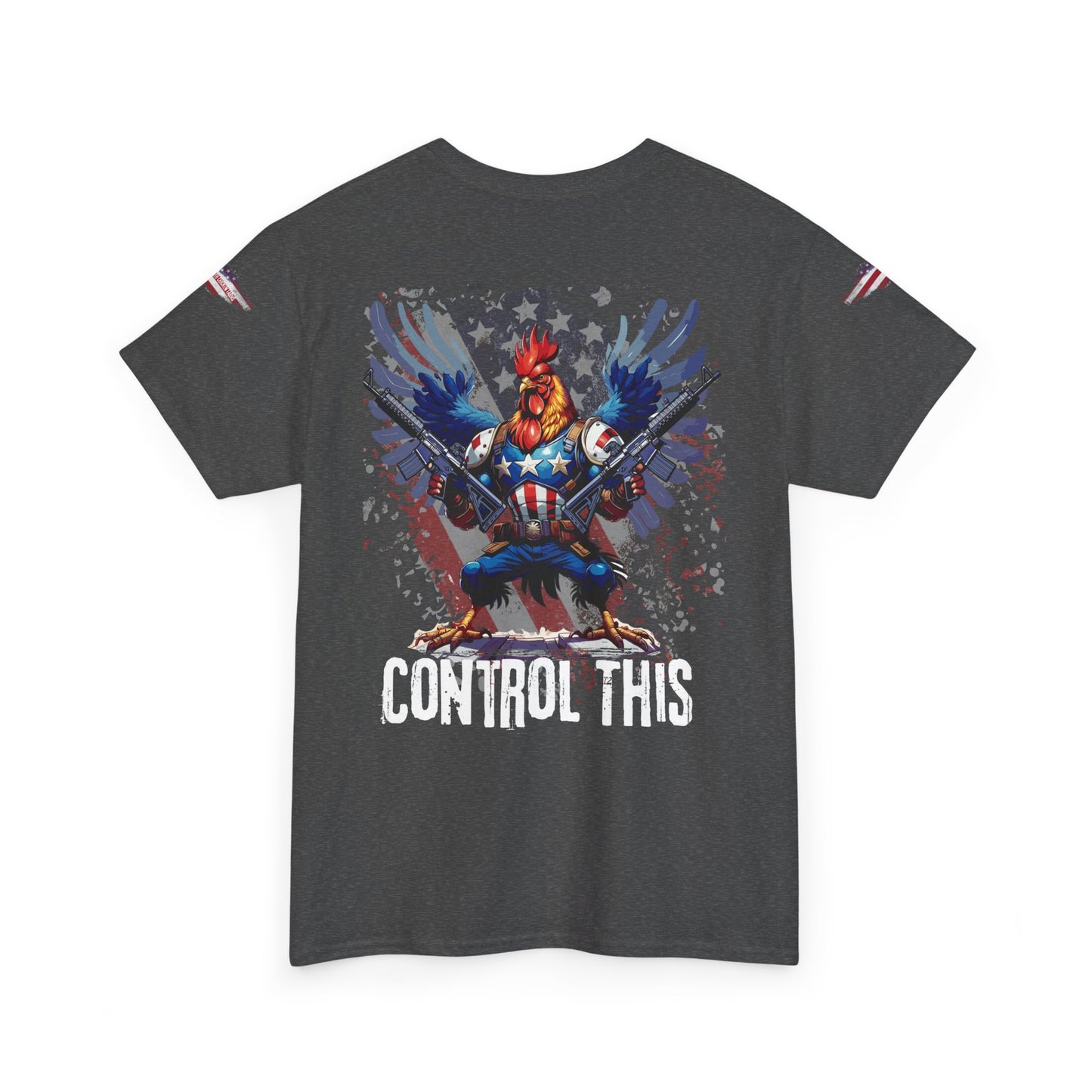 "Control This" Patriotic Rooster Graphic Tee