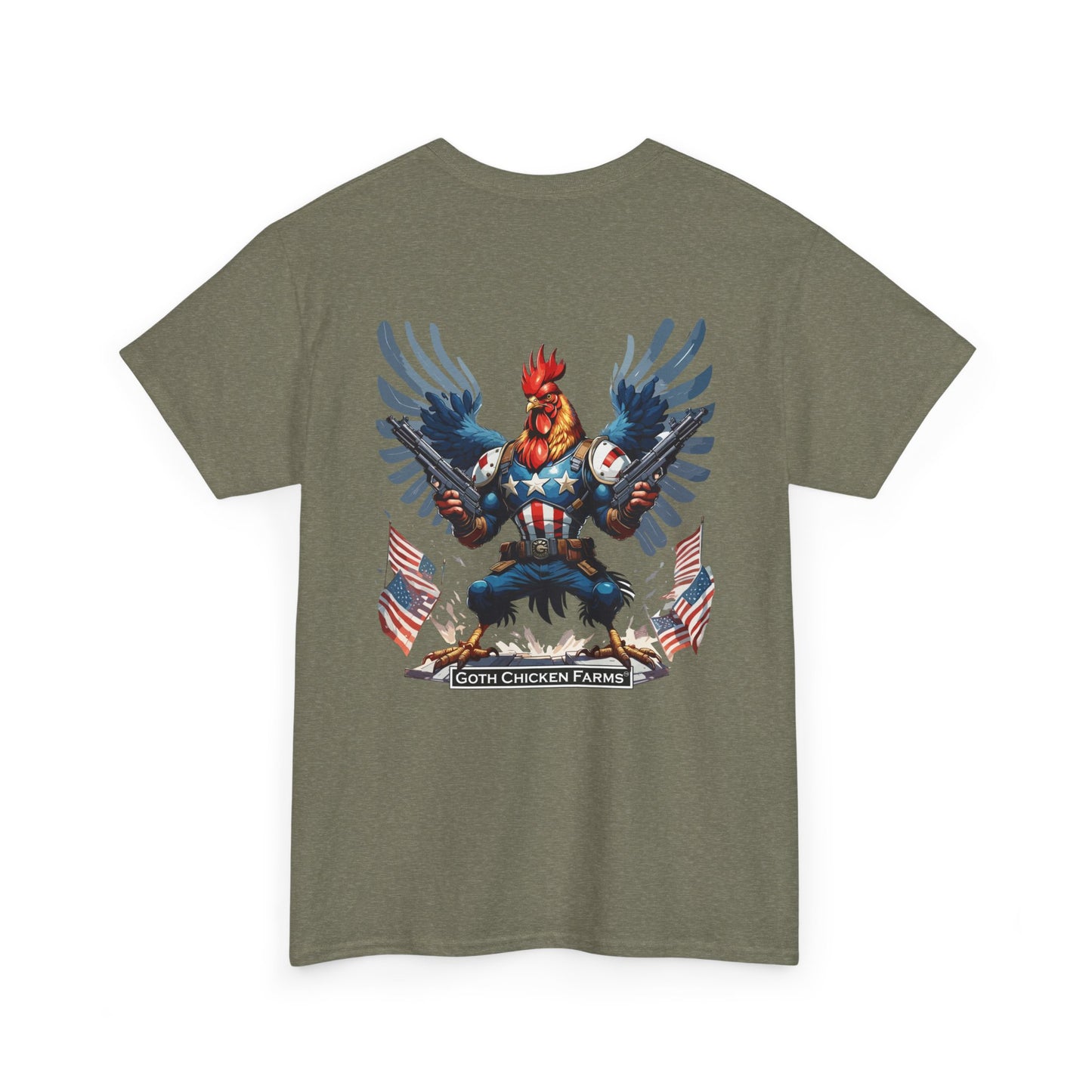 The PG Patriotic Rooster Graphic Tee