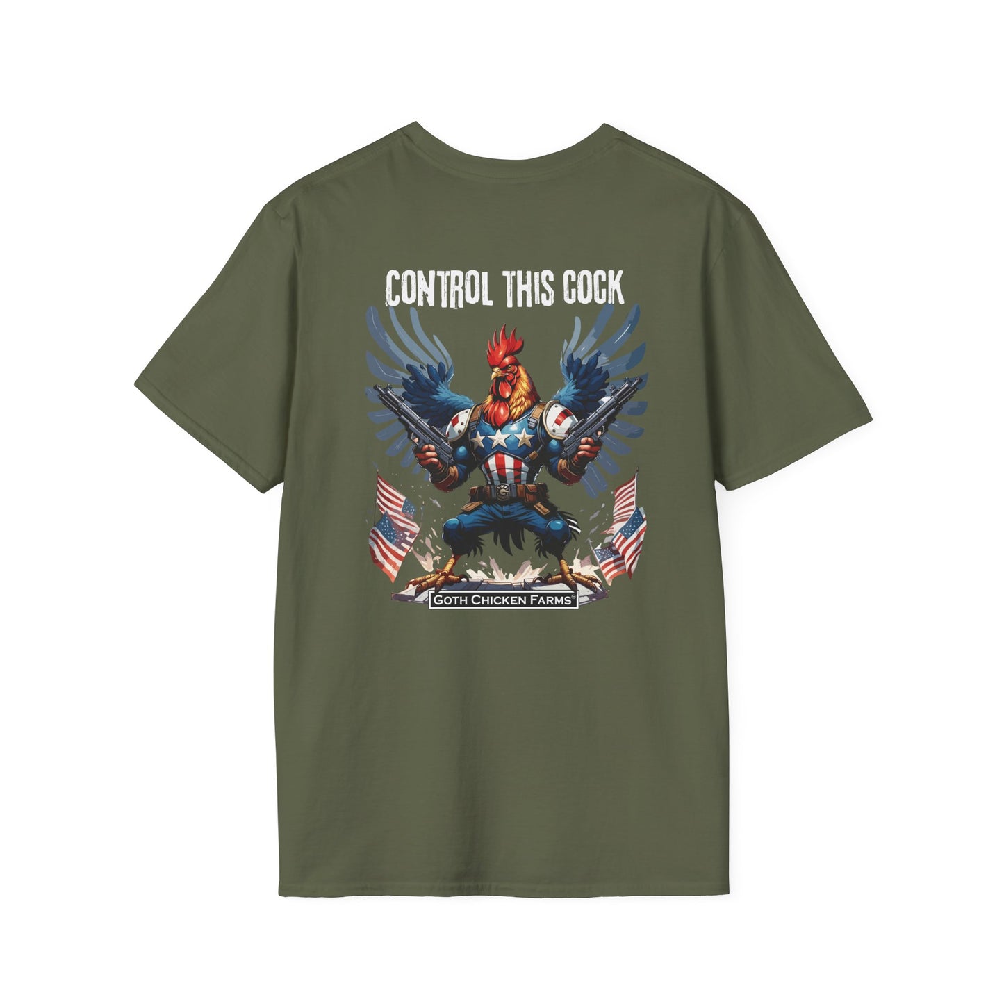 "Control This Cock" Rooster Graphic Tee