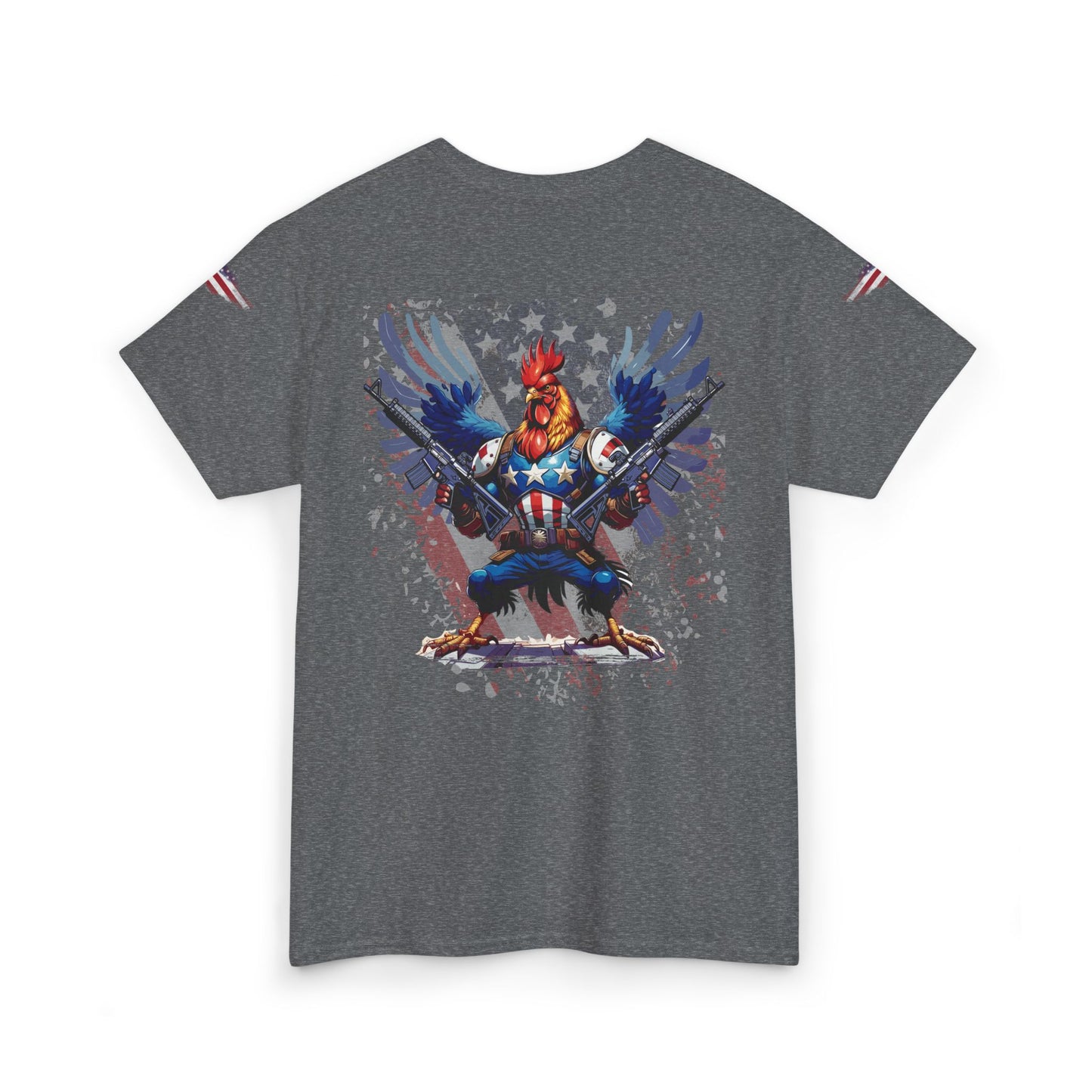 "Rated-PG" Patriotic Rooster Graphic Tee