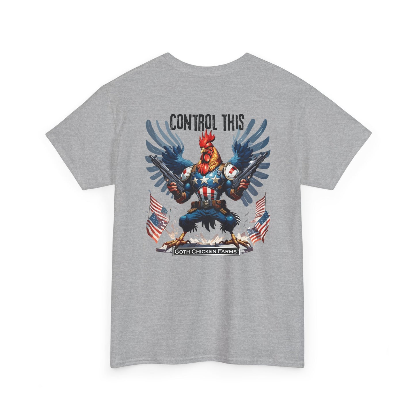 "Control This" Patriotic Rooster Graphic Tee