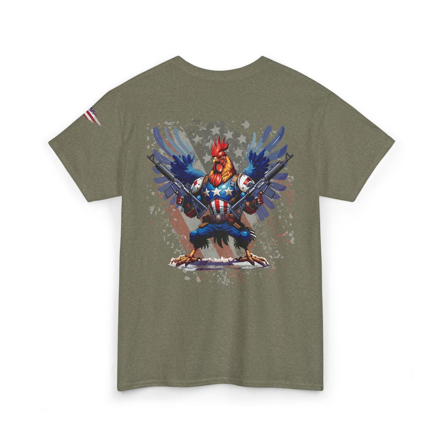 "Rated-PG" Patriotic Rooster Graphic Tee