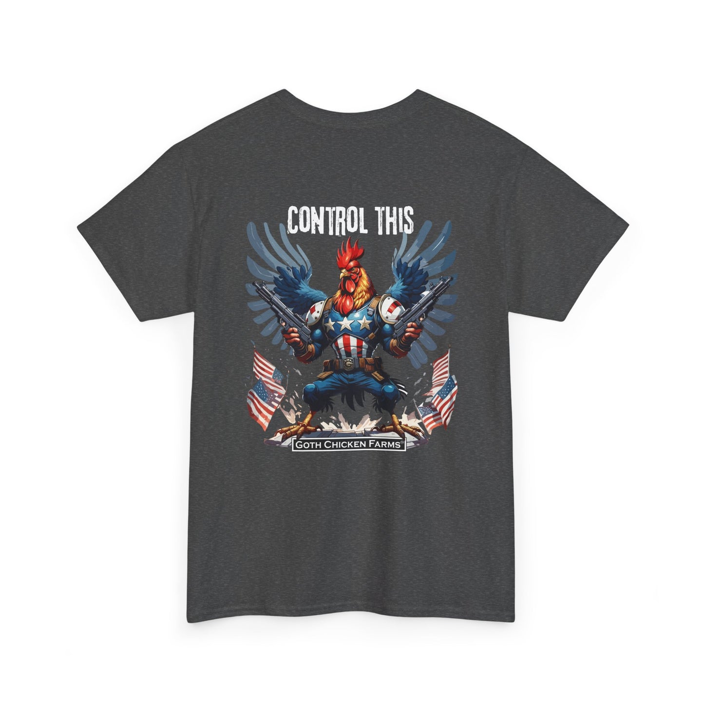 "Control This" Patriotic Rooster Graphic Tee