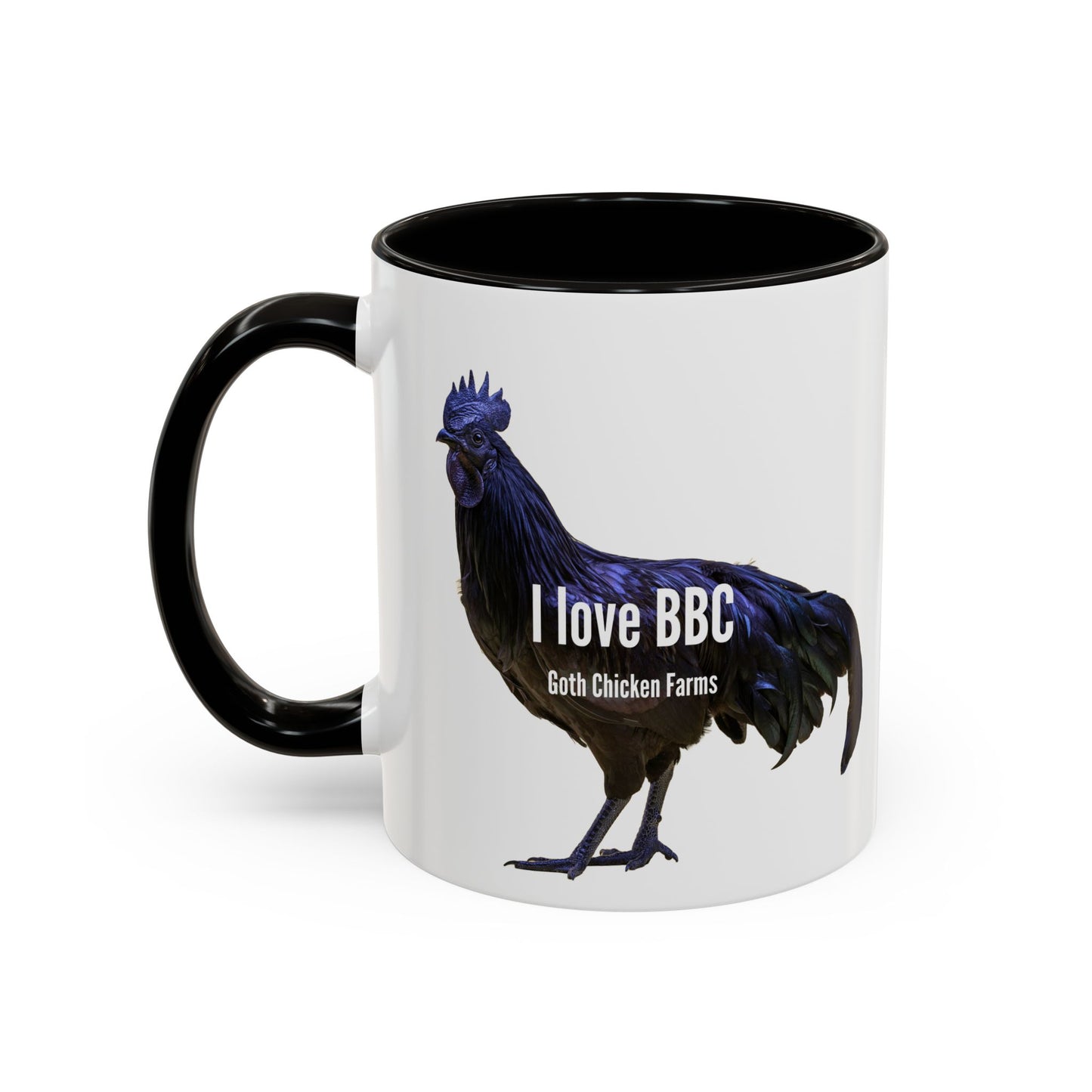 "I Love BBC" Rooster Mug, 11oz