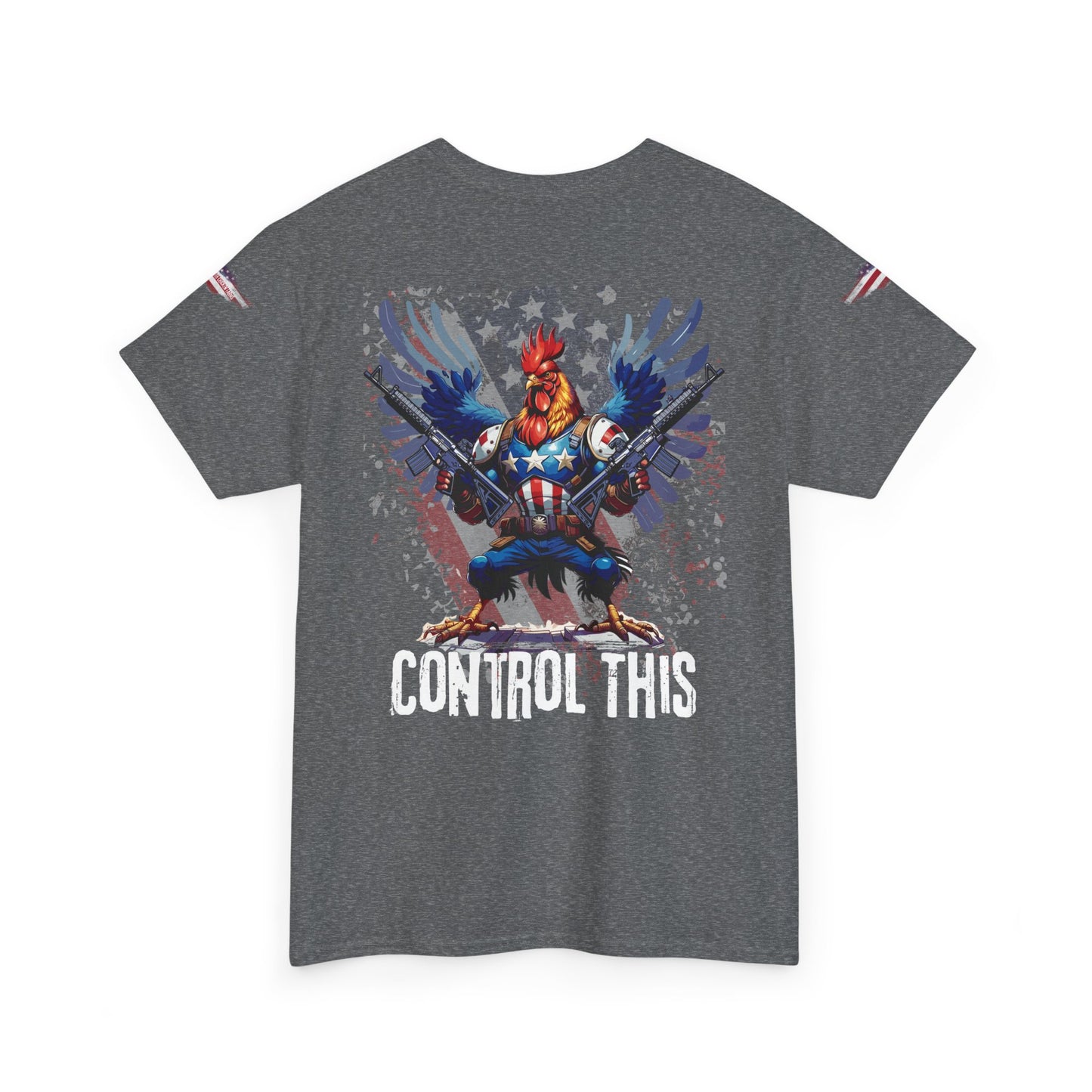 "Control This" Patriotic Rooster Graphic Tee