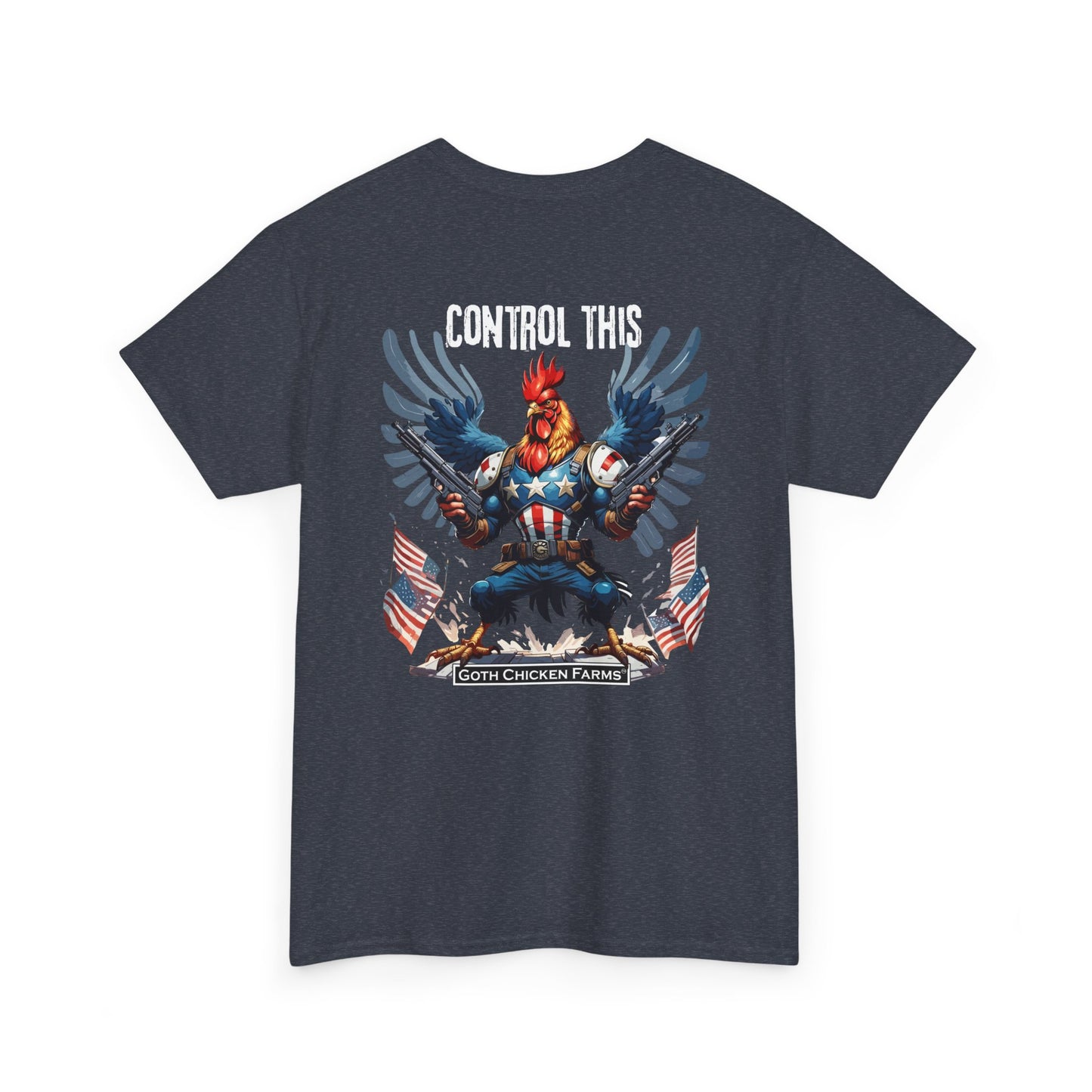 "Control This" Patriotic Rooster Graphic Tee