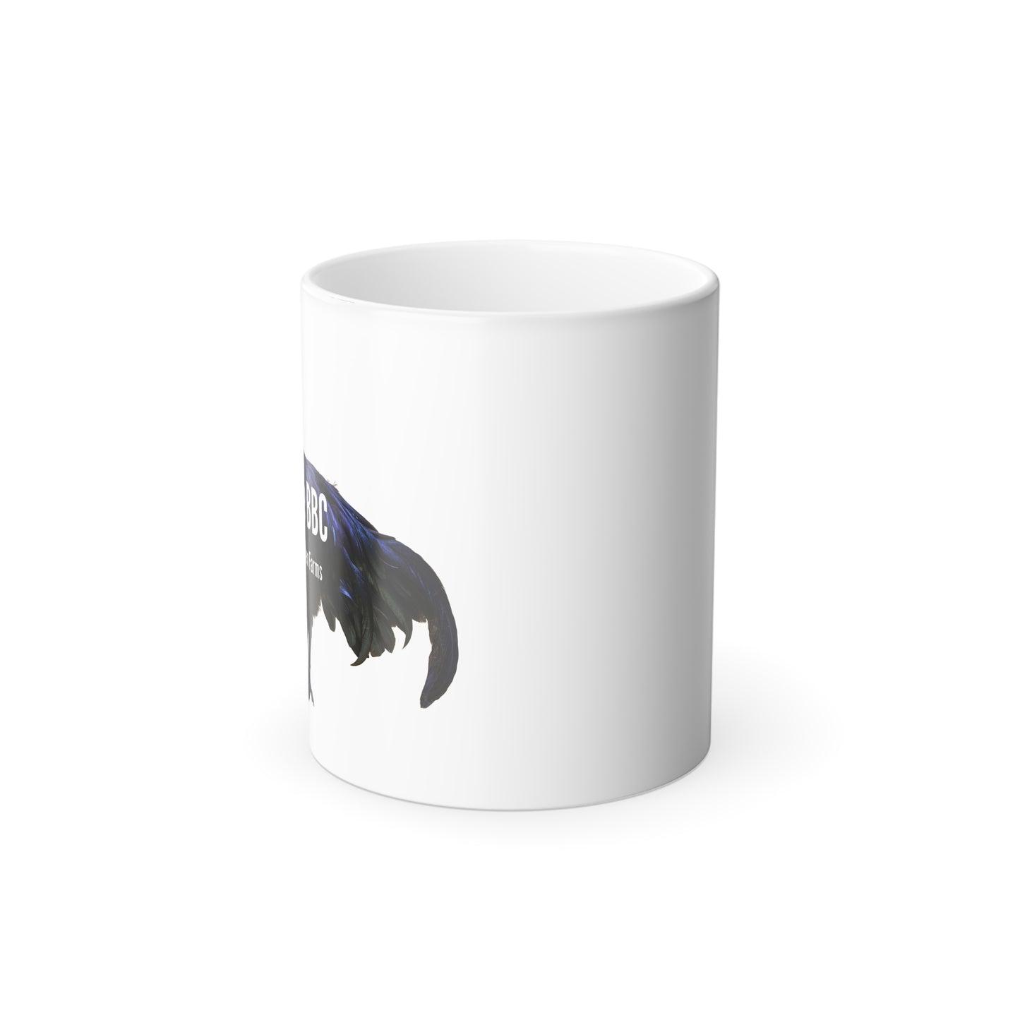 Heat-Activated "I Love BBC" Rooster Mug